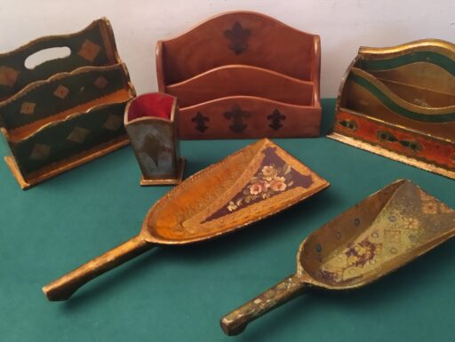 Portalettere e palette antichi artigiani toscani