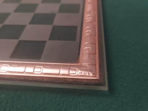 Scacchiera antica roma cristallo/argento