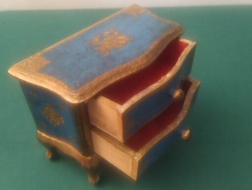 Specchio portagioie portapenne arte fiorentina