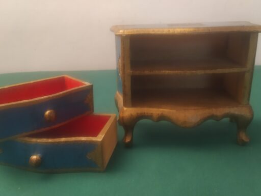 Specchio portagioie portapenne arte fiorentina