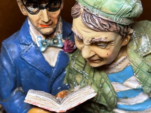 Statua in resina retro'