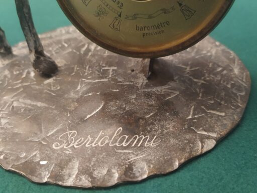 Cigno murano e cervo ferro battuto (firmati)