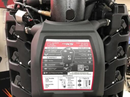 Motore fuoribordo mercury pro xs v8 da 200 cv