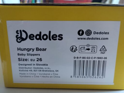 Pantofole da bambino dedoles orsetto n.26