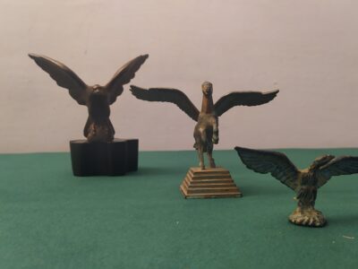 Aquile imperiali e cavallo pegaso bronzo