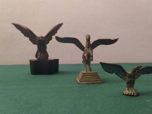Aquile imperiali e cavallo pegaso bronzo