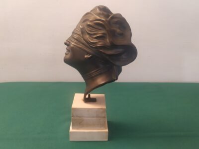 Dea bendata bronzo d'epoca