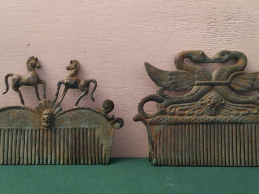 Pettini romano/etrusco in bronzo