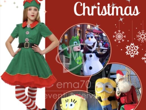 La magia del natale - sfilata e animazione sui trampoli