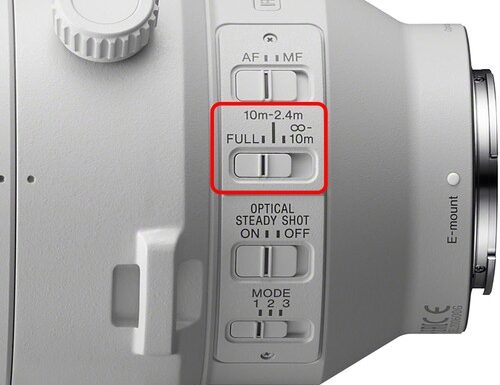 Sony sel fe 200-600mm f/5.6-6.3 g oss - garanzia sony italia