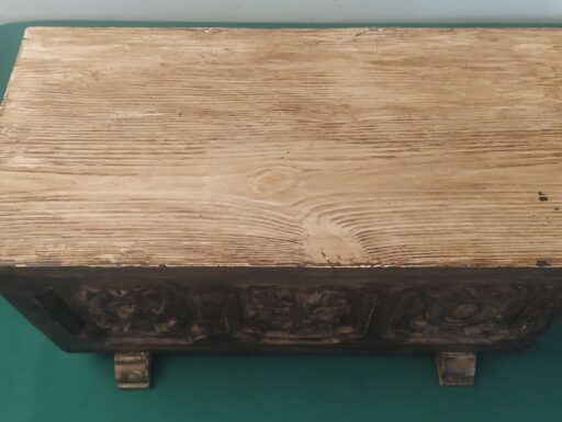 Piccolo baule vintage in legno