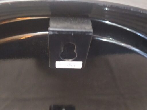 Orologio da parete grande acciaio e vetro