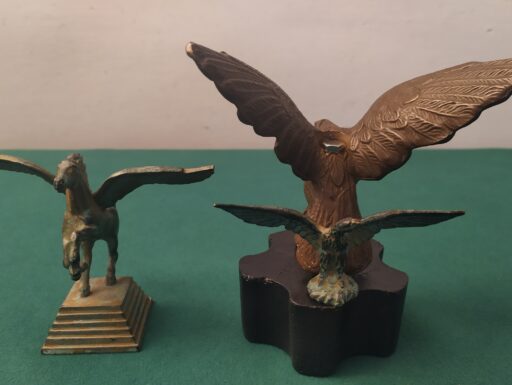 Aquile imperiali e cavallo pegaso bronzo