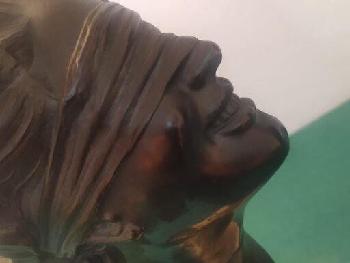 Dea bendata bronzo d'epoca