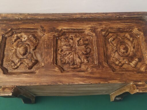 Piccolo baule vintage in legno