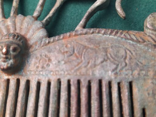 Pettini romano/etrusco in bronzo