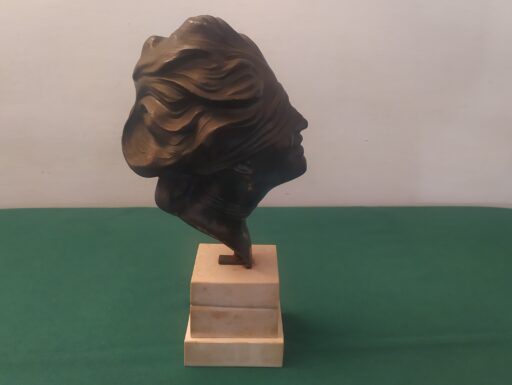 Dea bendata bronzo d'epoca