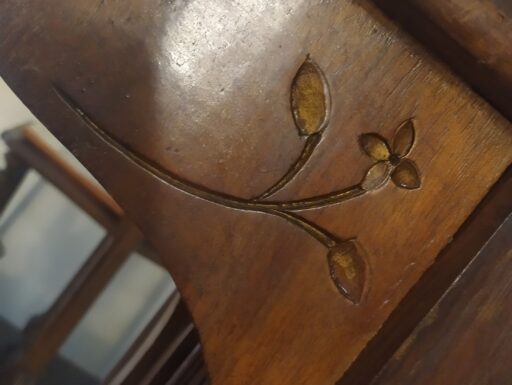 Credenza d'epoca noce massello