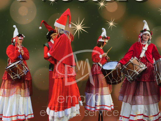 La magia del natale - sfilata e animazione sui trampoli