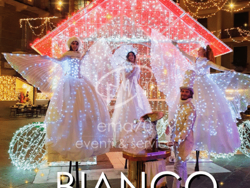 La magia del natale - sfilata e animazione sui trampoli