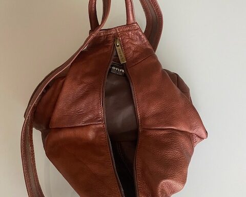 Zaino in pelle per donna