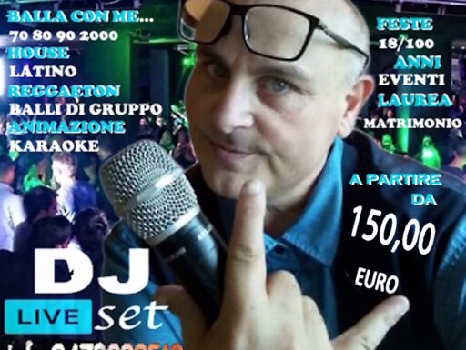 A partire da soli 150 euro dj animatore feste eventi