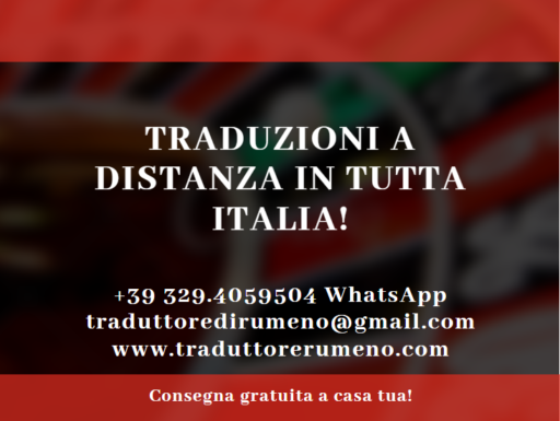 Traduttore giurato di romeno in tutta italia