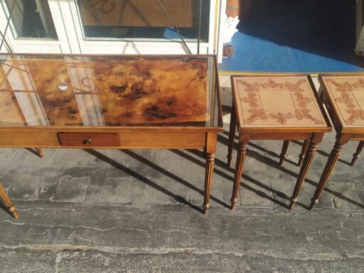 Trittico in legno d'epoca