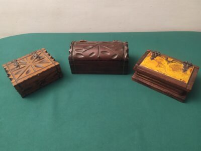 Scatole d'epoca in legno spagnole