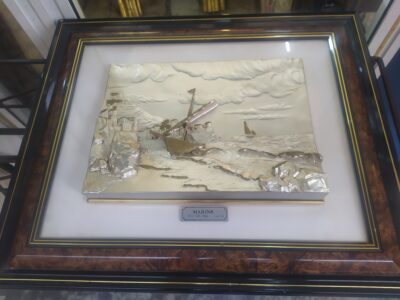Quadro altorilievo argento 800