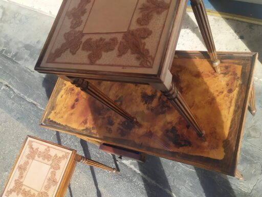 Trittico in legno d'epoca