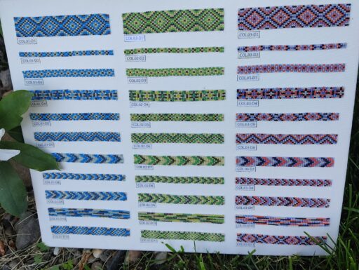 Accessori abbigliamento -decorazioni- composizioni infilate