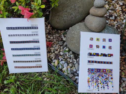 Accessori abbigliamento -decorazioni- composizioni infilate