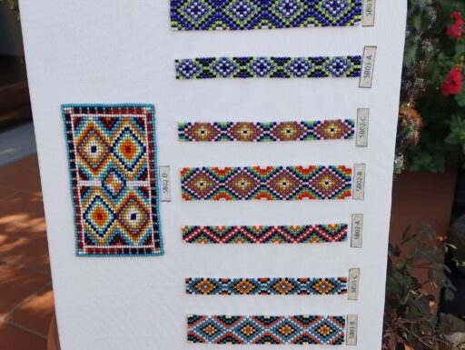 Accessori abbigliamento -decorazioni- composizioni infilate