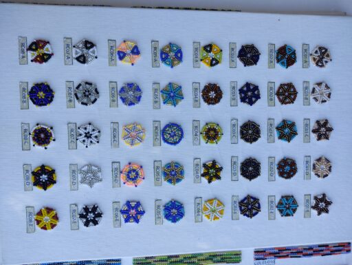 Accessori abbigliamento -decorazioni- composizioni infilate