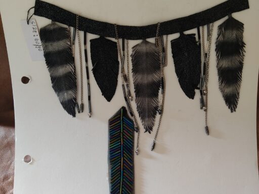 Perline infilate- accessori-decorazioni per abbigliamento