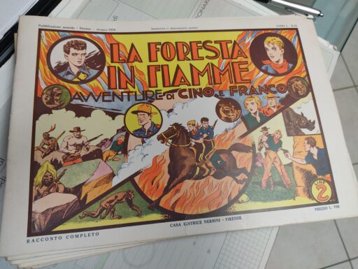 Fumetti- riviste- tex. cino e franco- la fiorentina -archeo.
