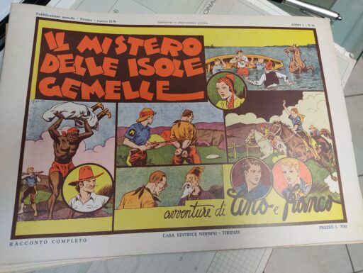 Fumetti- riviste- tex. cino e franco- la fiorentina -archeo.