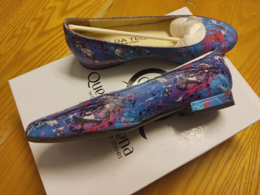 Ballerine in realizzate in toscana-vera pelle -giovanili