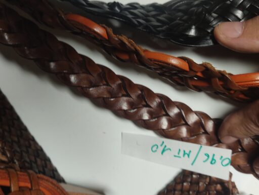 Cinture e guinzagli intrecciati - vera pelle