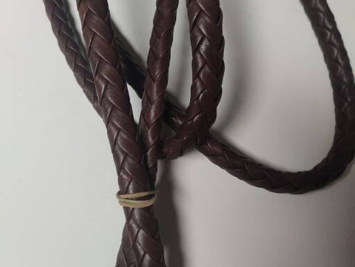 Cinture e guinzagli intrecciati - vera pelle