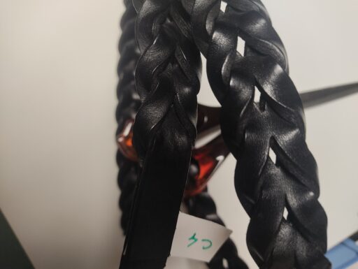 Cinture e guinzagli intrecciati - vera pelle