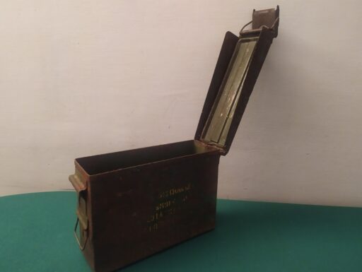 Cassetta militare in metallo d'epoca