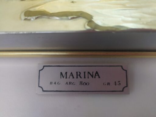 Quadro altorilievo argento 800