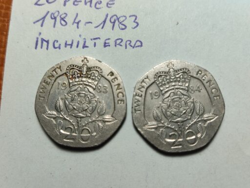 Monete italane e internazionali- £ 10 con difetto di conio