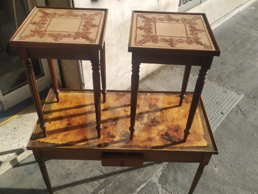 Trittico in legno d'epoca