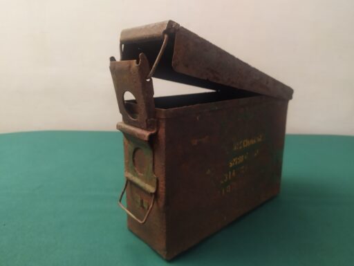 Cassetta militare in metallo d'epoca