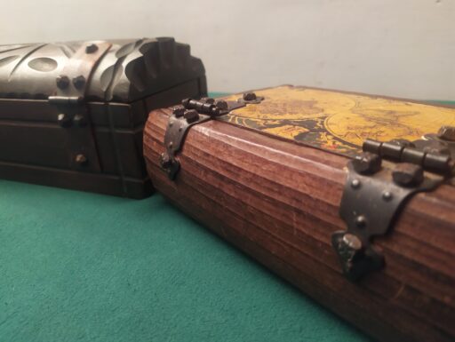 Scatole d'epoca in legno spagnole