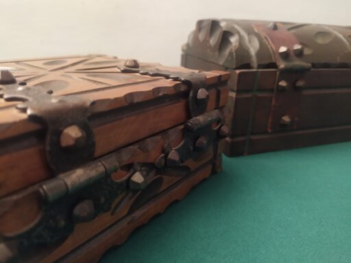Scatole d'epoca in legno spagnole