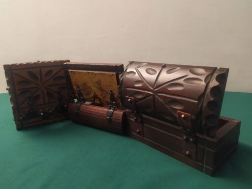 Scatole d'epoca in legno spagnole